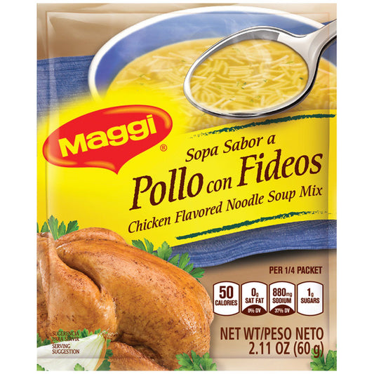 POLLO CON FIDEOS MAGGI